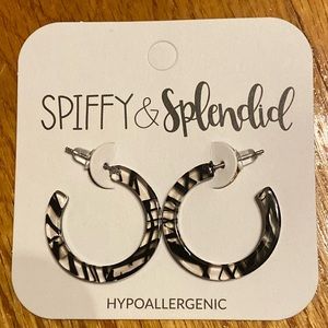 NWT Spiffy & Splendid 1” Hoops Hypoallergenic